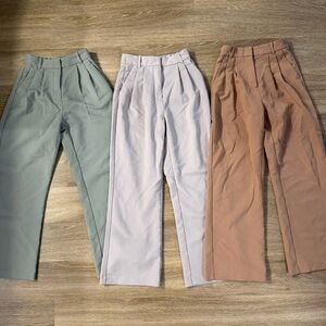 Abercrombie and Fitch Curve Love Sloane Pants - Set of Three Colours